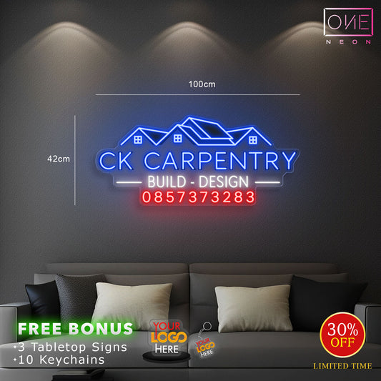 CK CARPENTRY BUILD DESIGN | LED Neon Sign