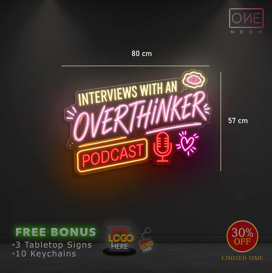 Overthinker | LED Neon Sign