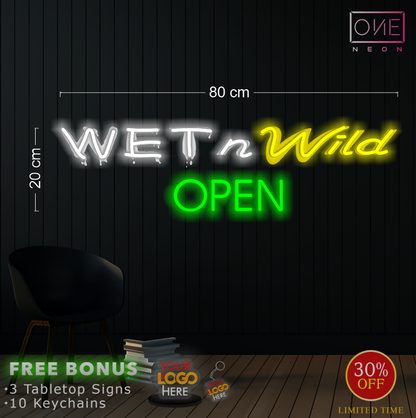 WET n Wild | LED Neon Sign