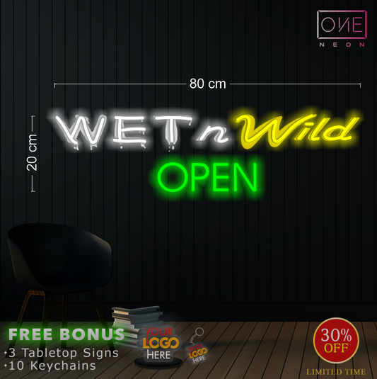 WET n Wild | LED Neon Sign