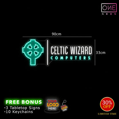 Celtic wizard  | LED Neon Sign