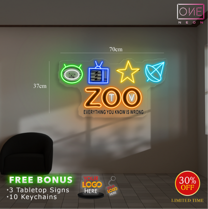ZOO TV | LED Neon Sign