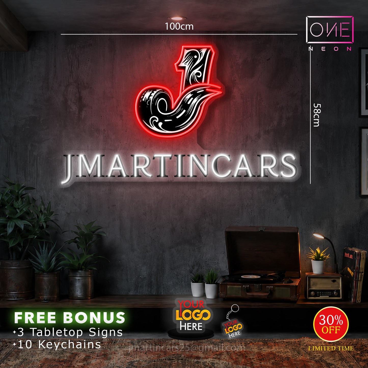 JMARTINCARS | LED Neon Sign