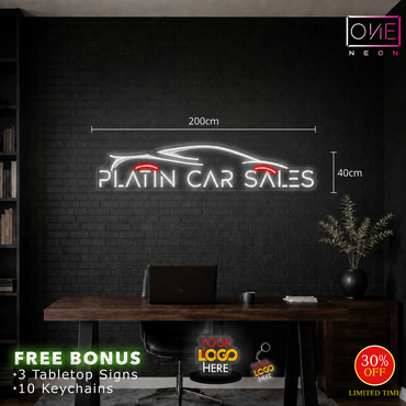 Platin car sales | LED Neon Sign