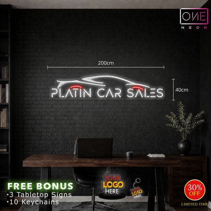 Platin car sales | LED Neon Sign